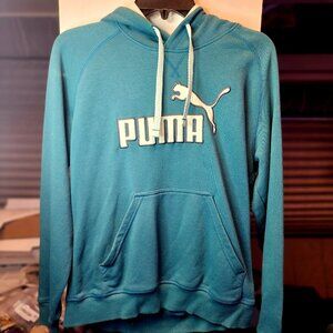 Teal Puma Pullover Sweatshirt